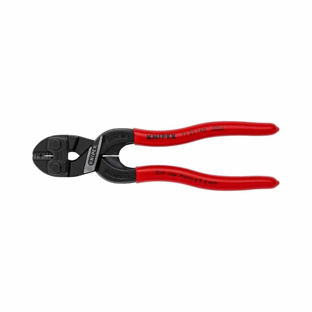 Knipex Tools 71 31 160 6 1/4'' CoBolt S Cutters w/ Notched Blade