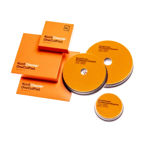 Koch Chemie One Cut Foam Pad (Orange) Available in 3" & 5" & 6"