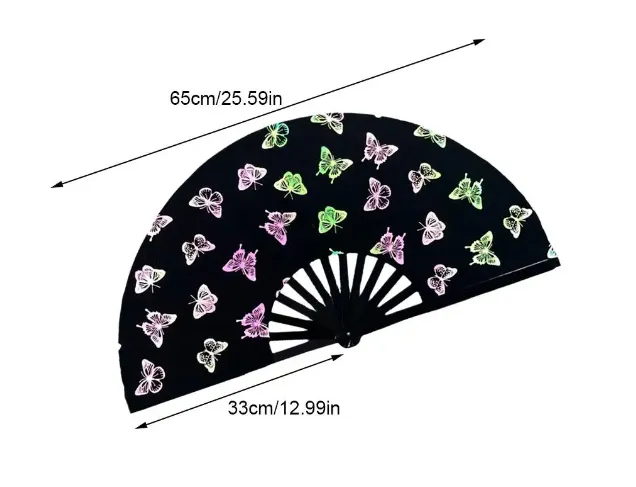 Large UV Reflective Hand Fan