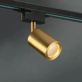 LED Tube Spotlight Track Lighting - Postmodern Metal Black & Gold Semi-Flush Ceiling Light