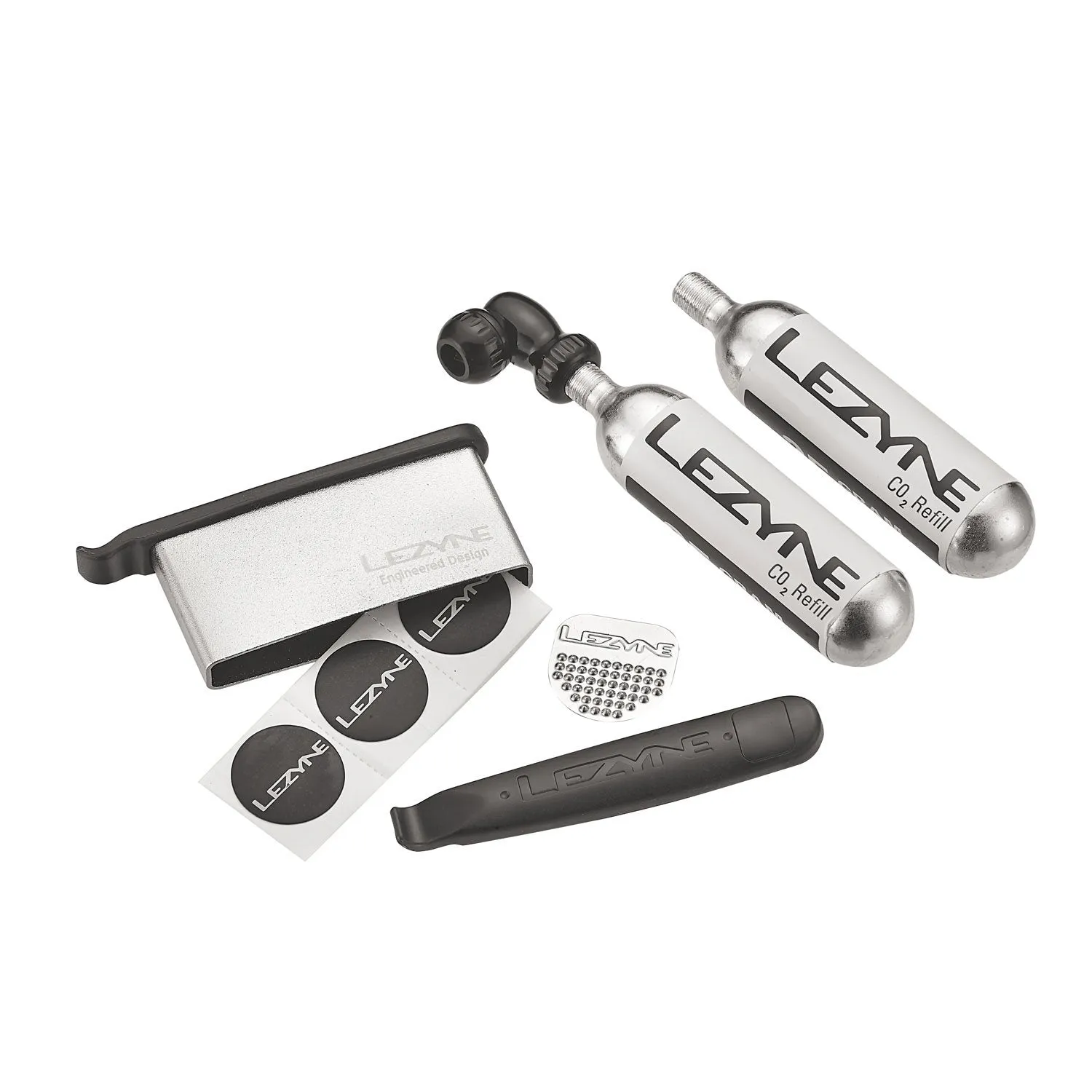 Lezyne Twin Kit Bicycle C02 & Tire Repair Kit (1-C2-TWDRKIT-V304)