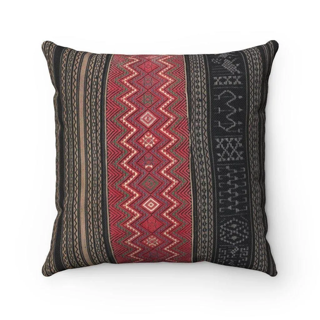 Li Tribe Inspired (Central Asia) Tribal Pillows Vintage Antique Throw Pillow Ethnic Pillow