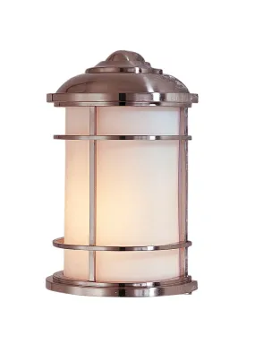 Lighthouse Outdoor Lighting in Brushed Steel