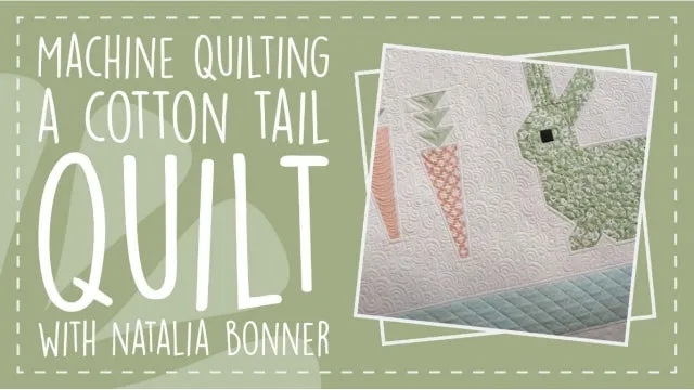 Machine Quilting a Cottontail Quilt