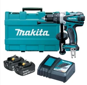 MAKITA DHP458RFE Mobile Heavy Duty Hammer Driver Drill Kit with 18V | Model : M-DHP458RFE (Discontinued)