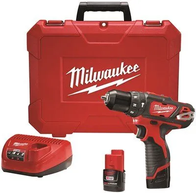 Milwaukee M12 3/8 In. Hammer Drill Kit