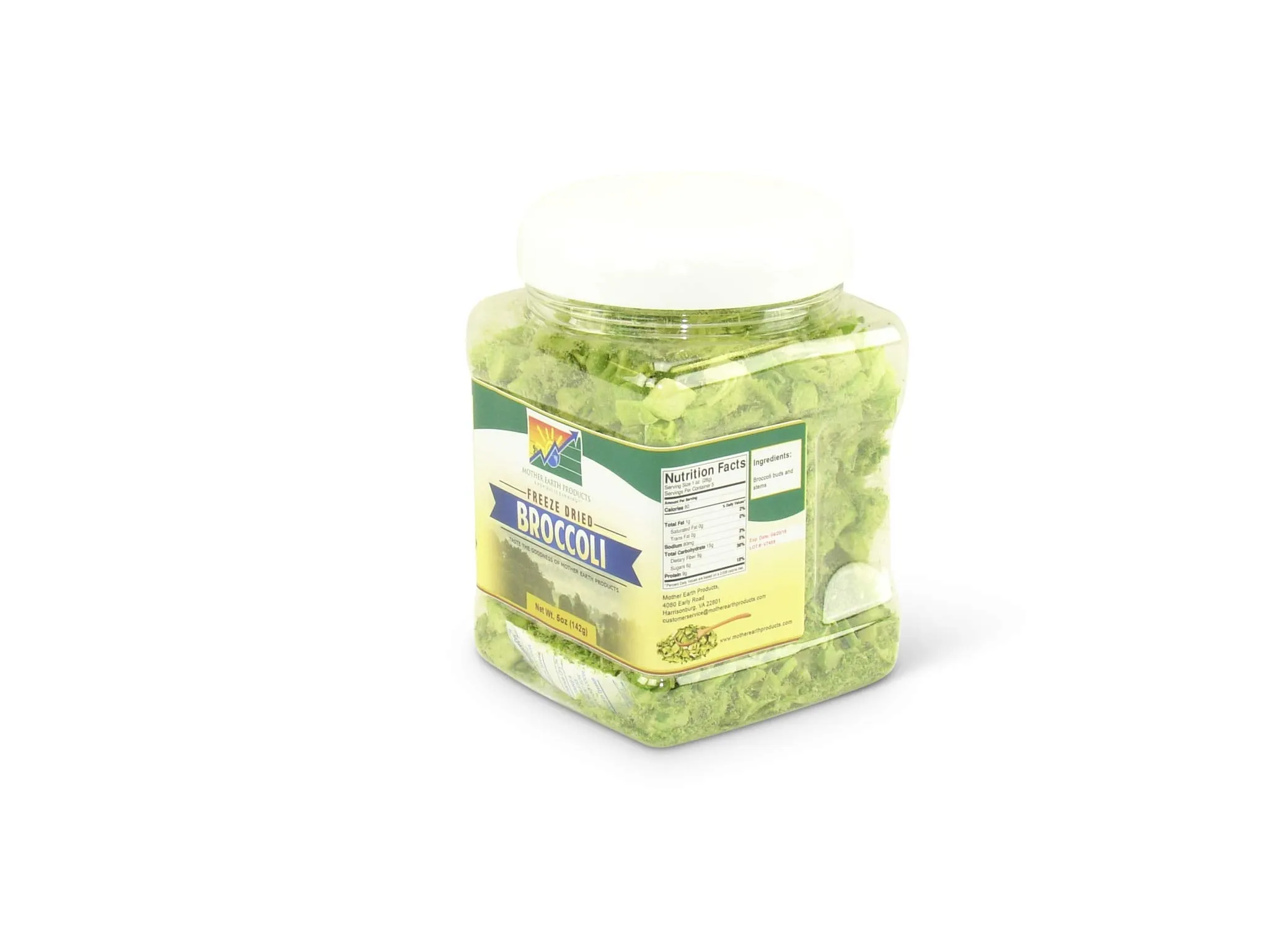 Mother Earth Products - Freeze-Dried Broccoli - Quart Jar