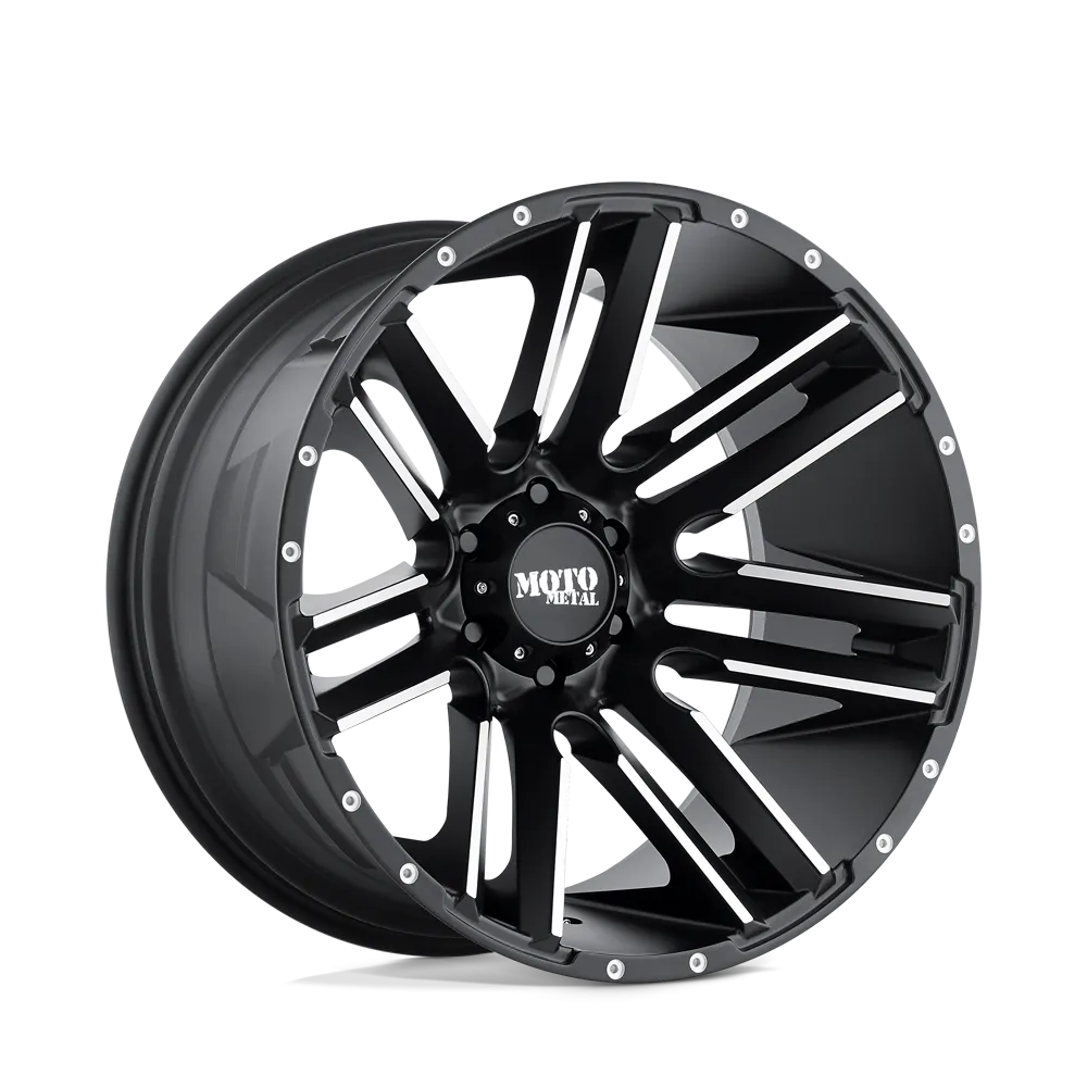 Moto Metal MO978 Razor 18X10 6X139.7 -24 mm Satin Black Machined