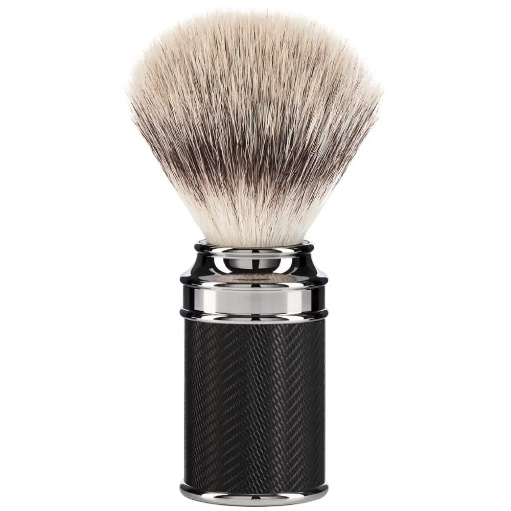 Muhle R89 Safety Razor & Silvertip Fibre Shaving Set Black