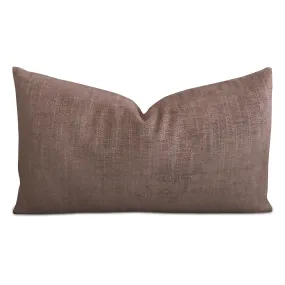 Mulberry Luxury Woven Cotton Lumbar Pillow Cover 15x26