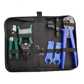 Multi Tools Wire Crimper Tools Kit Cable Solar Terminal Crimper  Wire Cutter  Wire Stripper spanner Wrench   Solar Connector