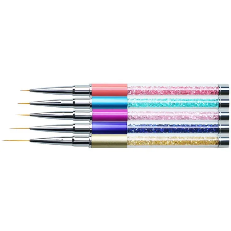 Nail Art Liner Brushes MultiColour