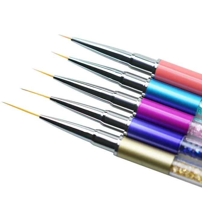 Nail Art Liner Brushes MultiColour