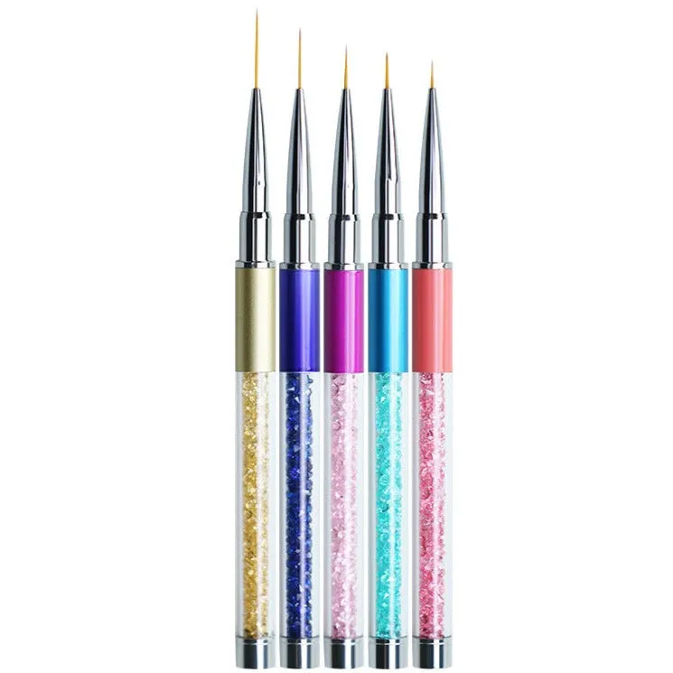 Nail Art Liner Brushes MultiColour