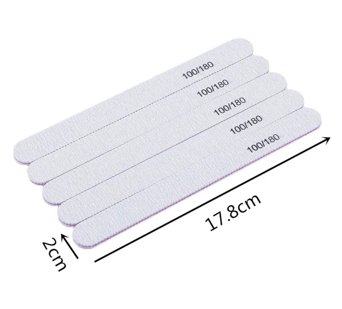 Nail Polishing Strips, Frosted Polishing Strips, Manicure Tools, Double-sided Nail Files