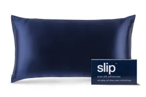 Navy King Zippered Pillowcase