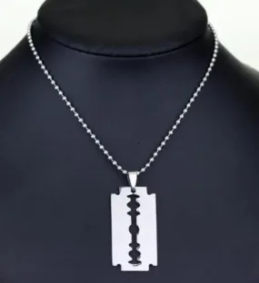 Necklace - Razor Blade