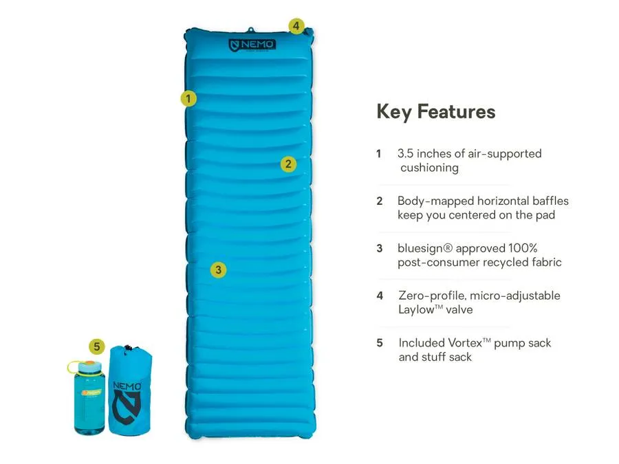 Nemo Quasar™ 3D Lightweight Sleeping Pad 充氣睡墊