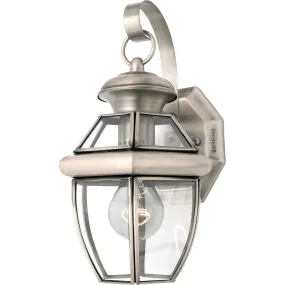 Newbury Outdoor Lantern in Pewter