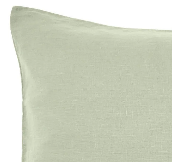 Nimes Linen Standard Pillowcase Wasabi