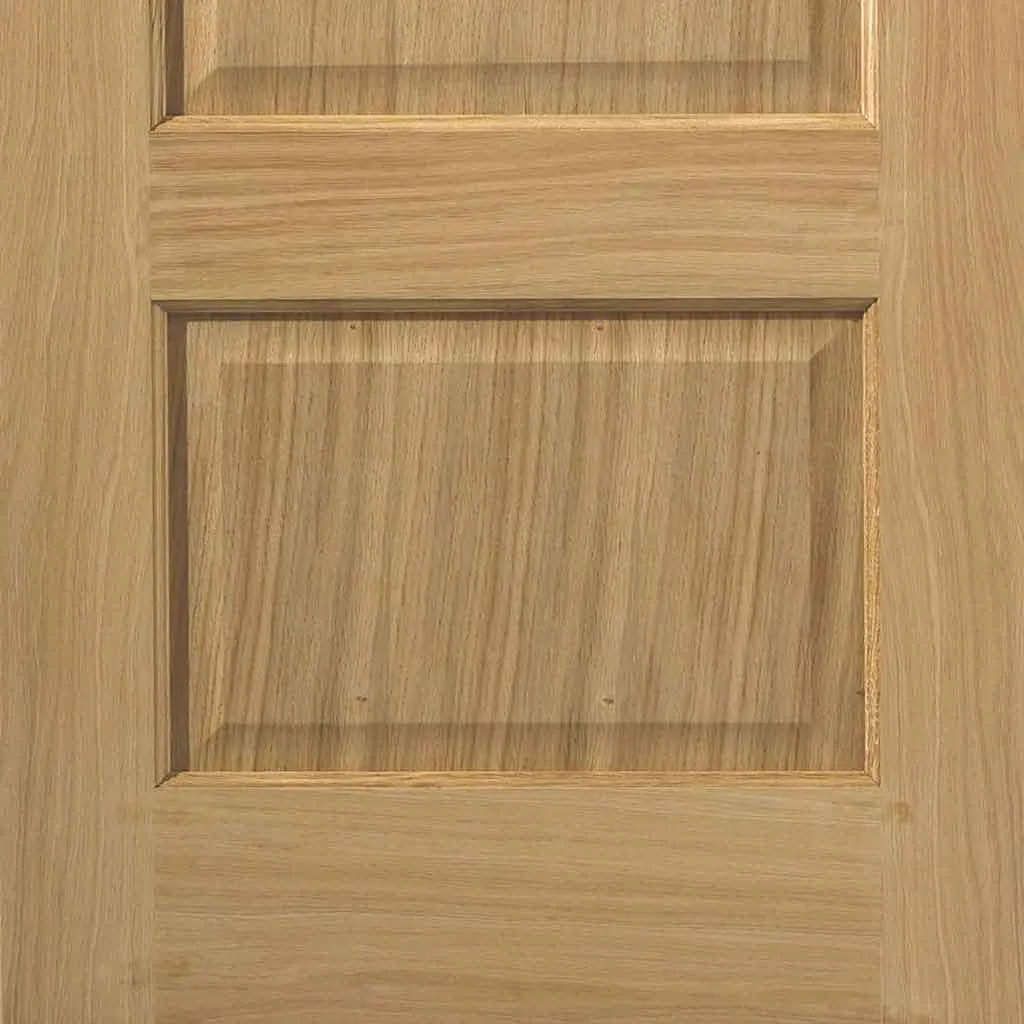 Oak Trent 2 Panel Absolute Evokit Pocket Door - Prefinished