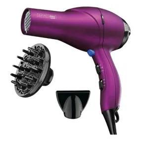 Open Box - Magenta Soft Touch AC Motor Salon Professional Hair Dryer 1875 Watts