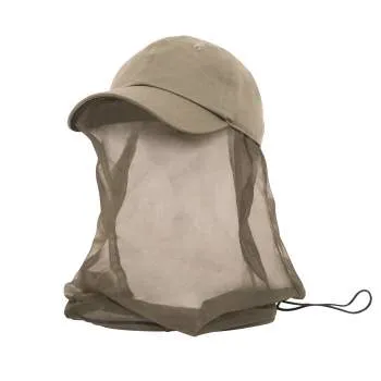 Operator Cap With Mosquito Net