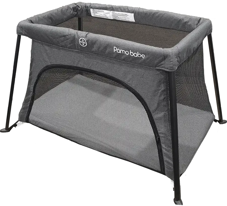 Pamo babe Lightweight Travel Playpen / Portacot - Grey