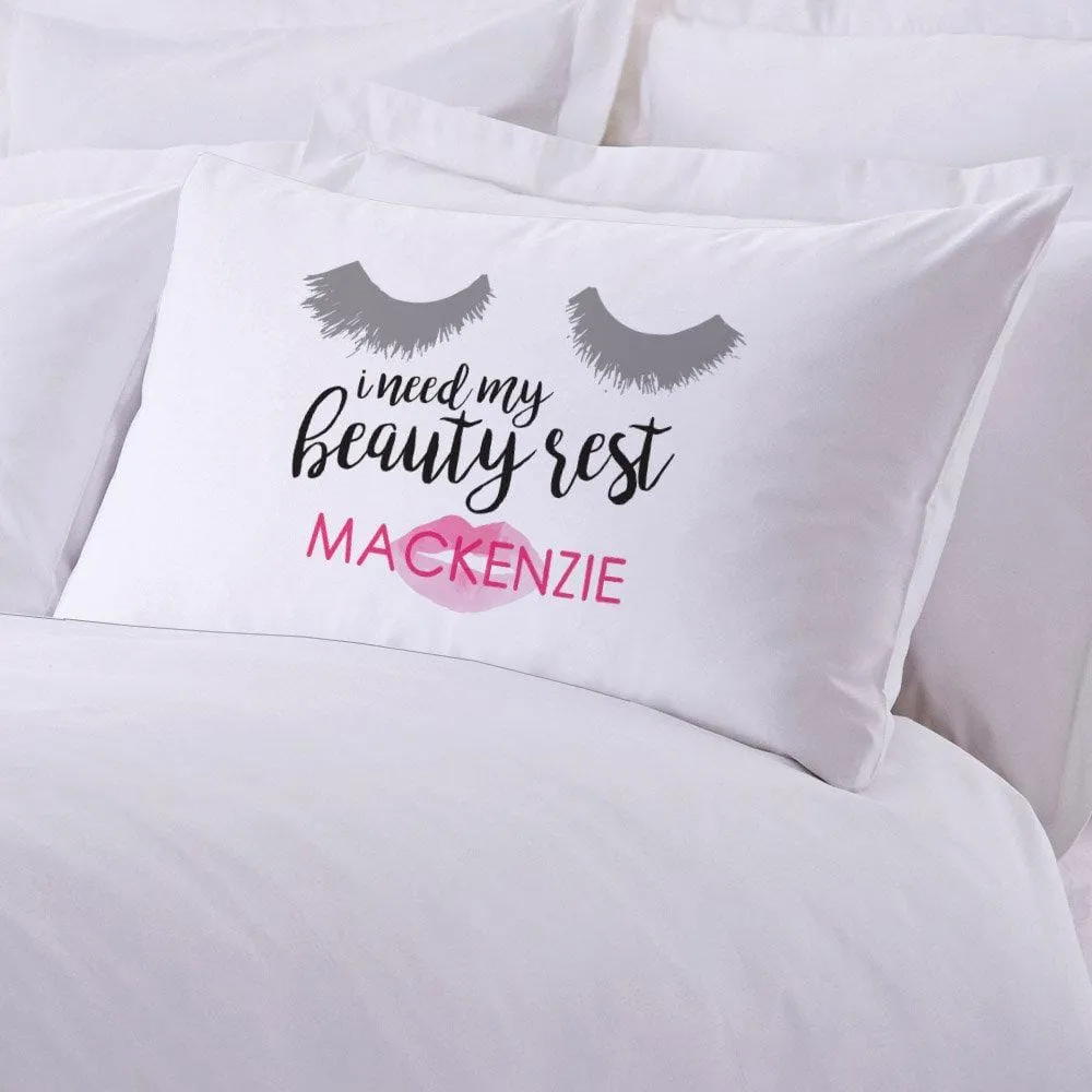 Personalized Beauty Rest Sleeping Pillowcase