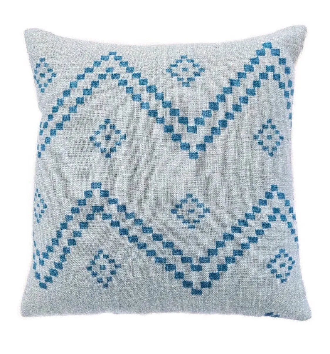 Peter Dunham Designer Pillow Cover "Taj" Mist/Blue