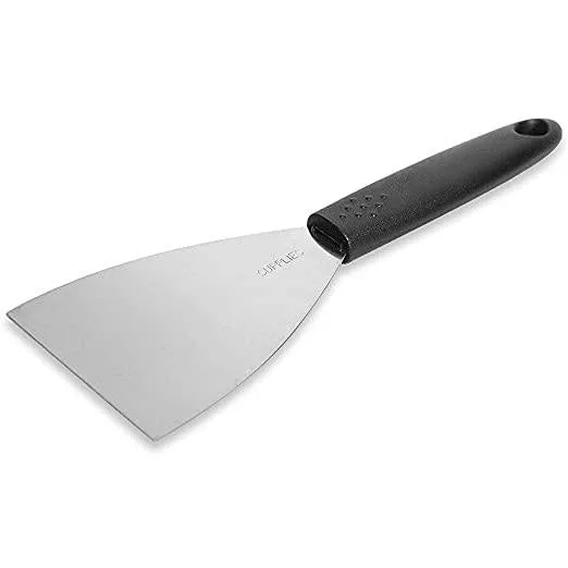 PLASTIC HANDLE GRIDDLE SCRAPER 4.875x3"" BLADE"