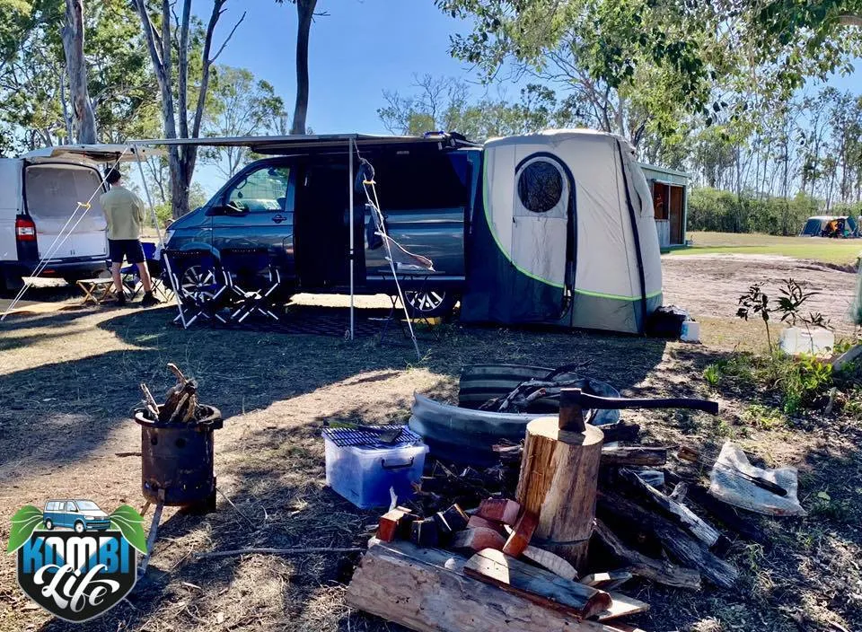 Premium Tailgate Tent w/ Floor & Mosquito Nets