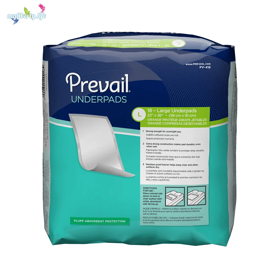 Prevail Disposable Bed & Chair Pads