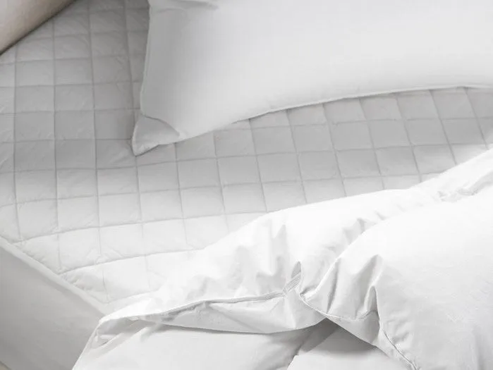 Quilted Organic Cotton Mattress Pad