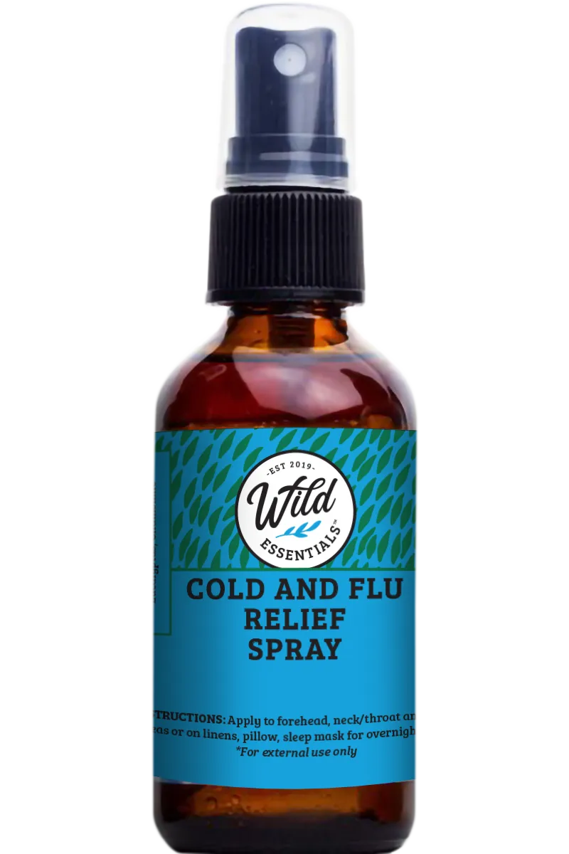 "Cold and Flu Relief" Soothing Body Spray - 2 oz./60ml