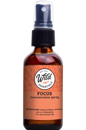 "Focus" concentration Body Spray - 2 oz./60ml