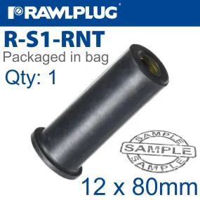 RAWLPLUG RAWLNUT M12X80MM X1-BAG RAW R-S1-RNT-12-80-1