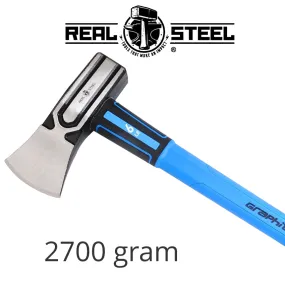 REAL STEEL AXE HAMMER HEAD GRAPH. HANDLE REAL STEEL RSH0534