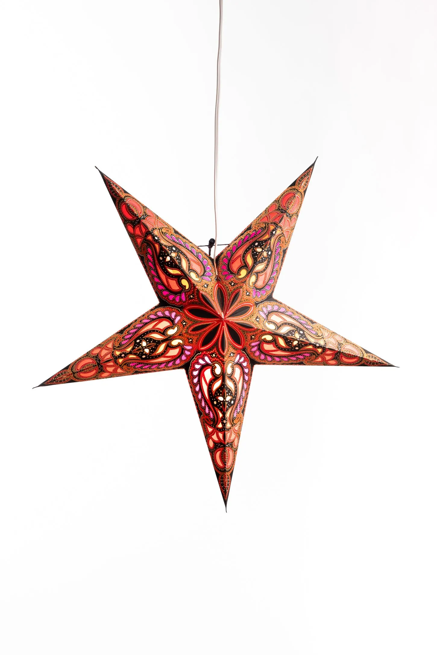 Red Star Paper Lanterns