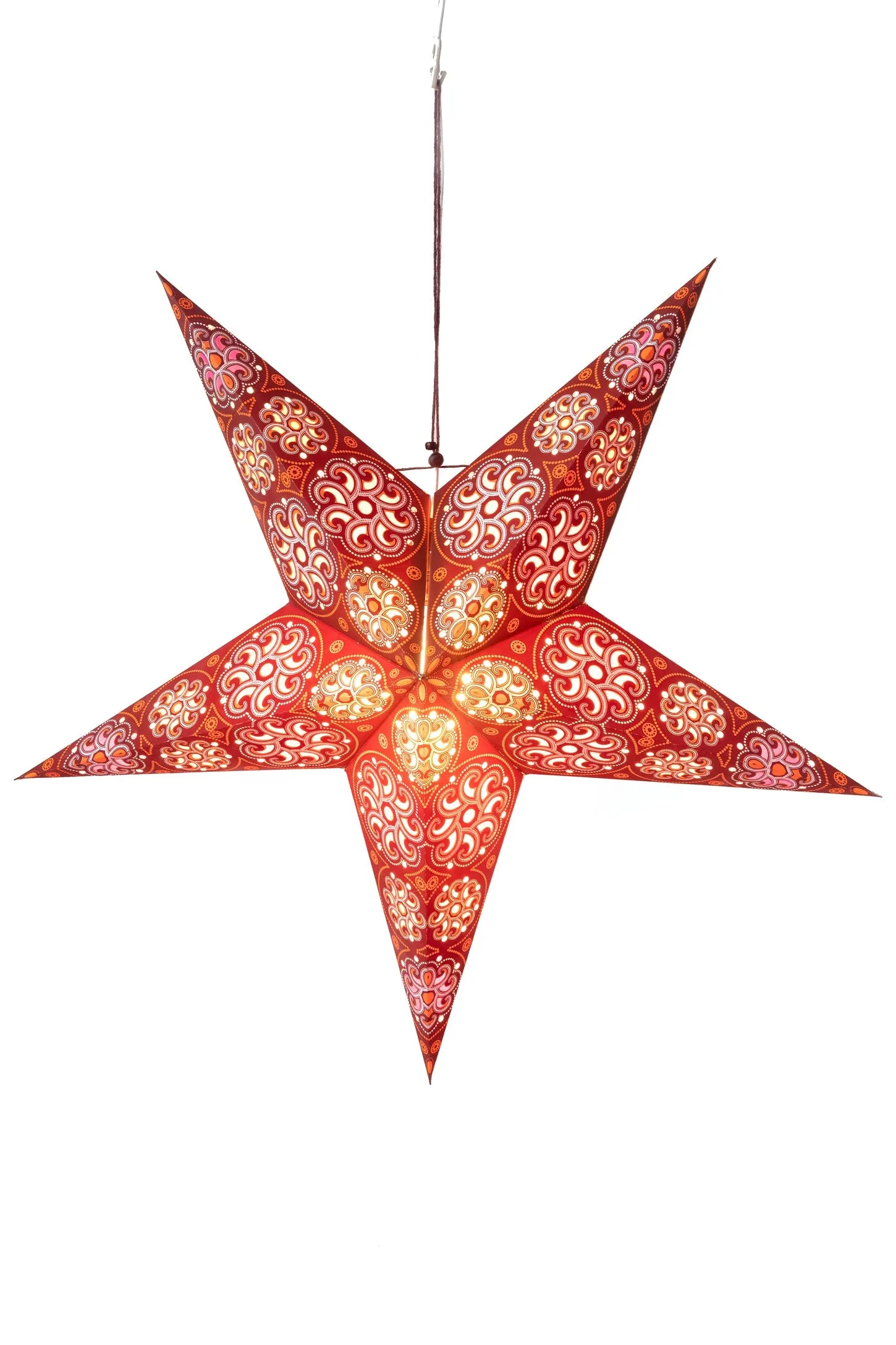 Red Star Paper Lanterns