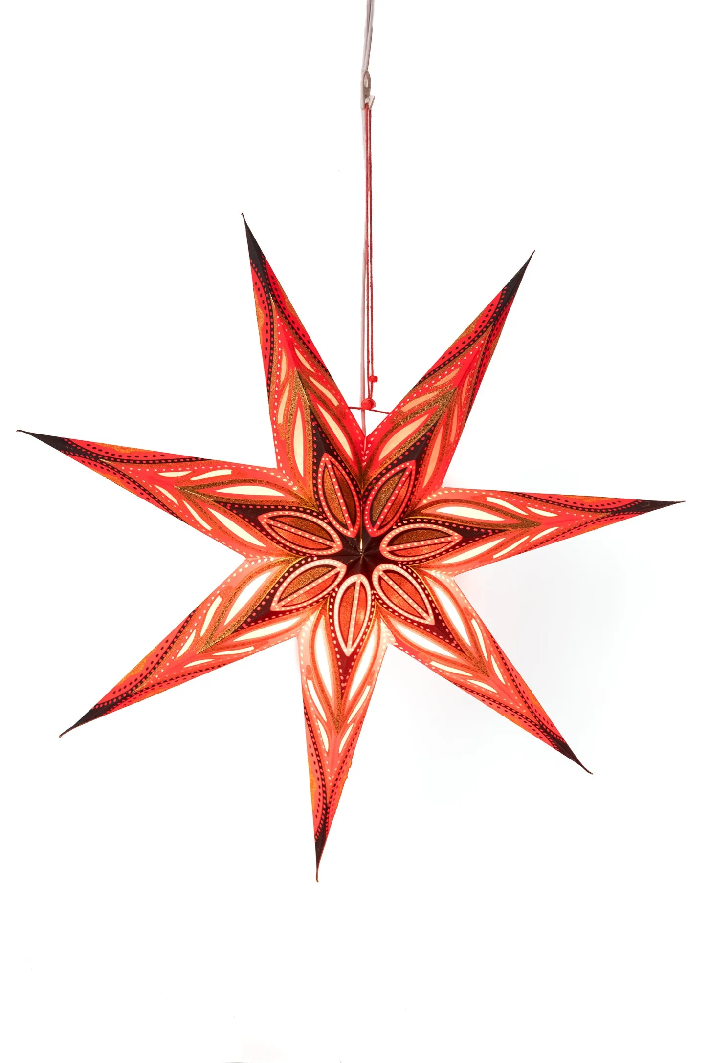 Red Star Paper Lanterns