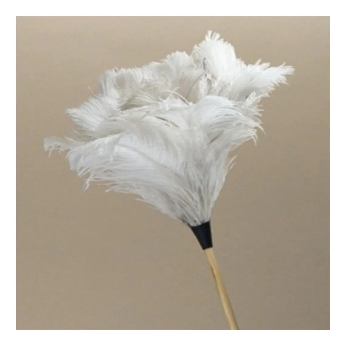 Redecker White Ostrich Feather Duster 70cm