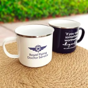 RFDS Large Enamel Cups (2 Pack)