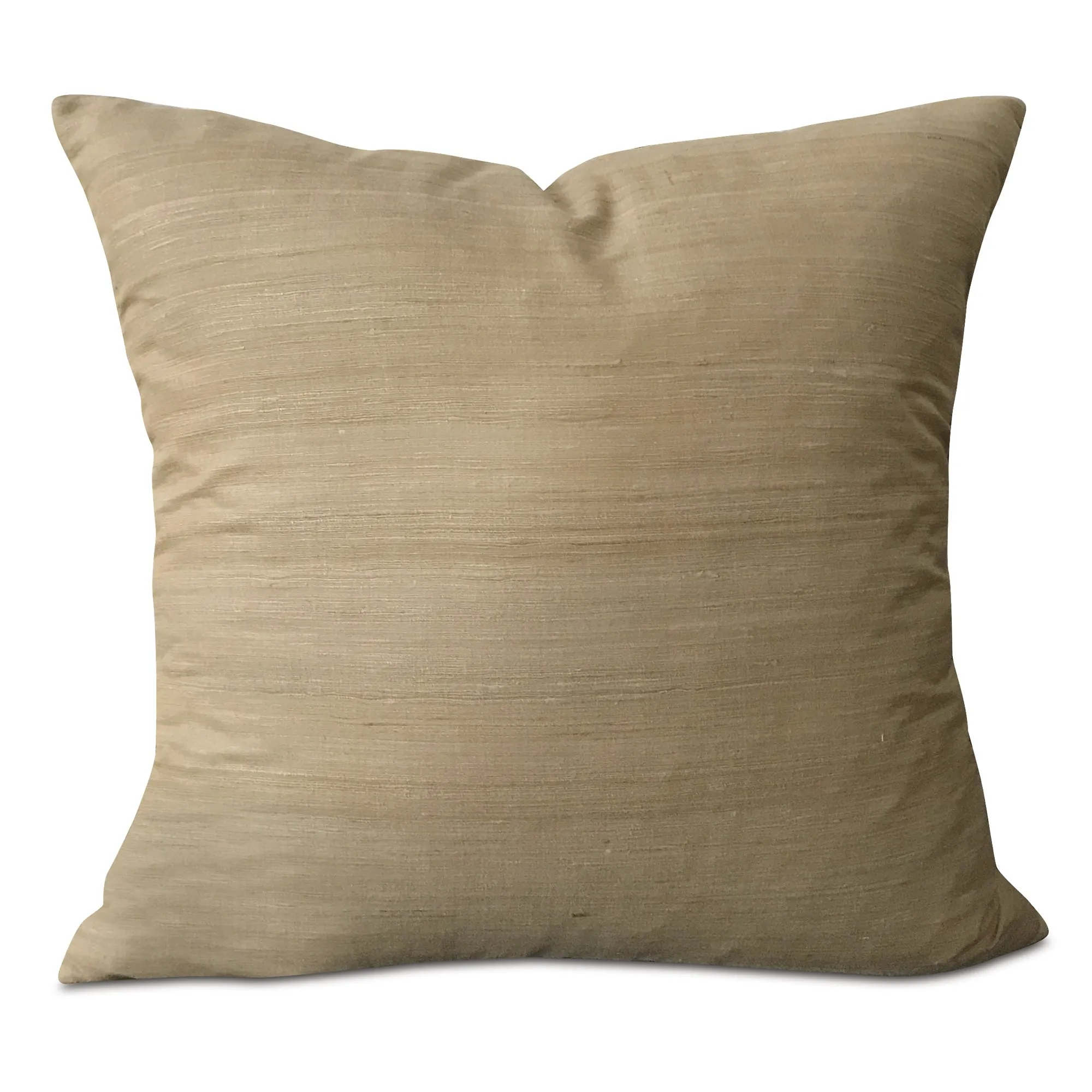 Sand Rustic Country Textured Throw Pillow Cover 22x22