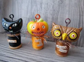 Sculpey Premo™ Halloween Place Card Holder Trio