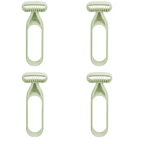 Set Of 4 Manual Hair Shaver For Woman F51-8-1437 Green