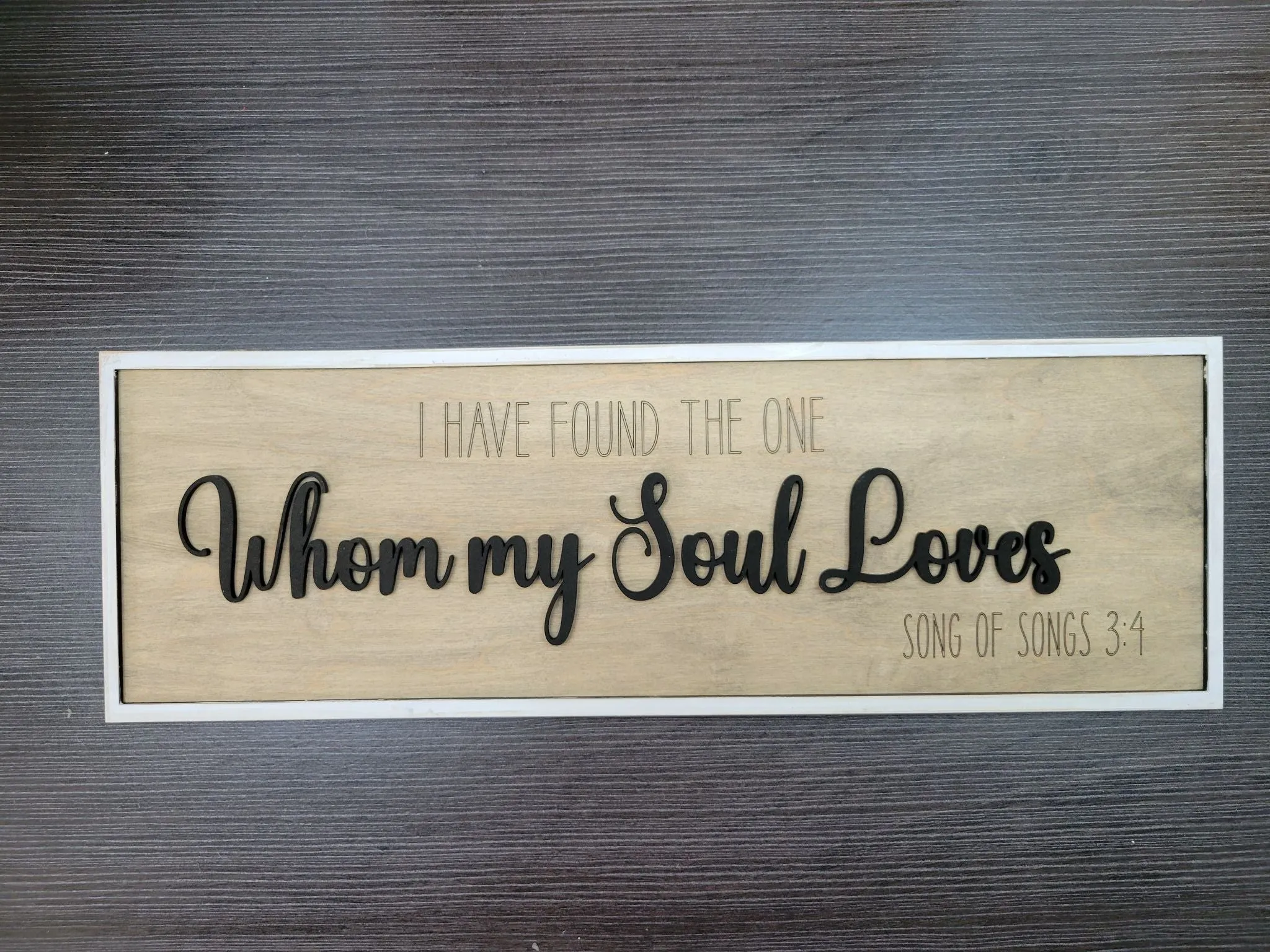 Song of Songs 3:4 Whom My Soul Loves SVG File Laser Ready Glowforge