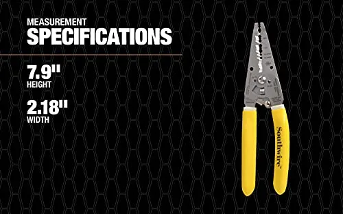 Southwire Wire Stripper/Cutter 12-14 AWG Ergonomic Handles NM Cable