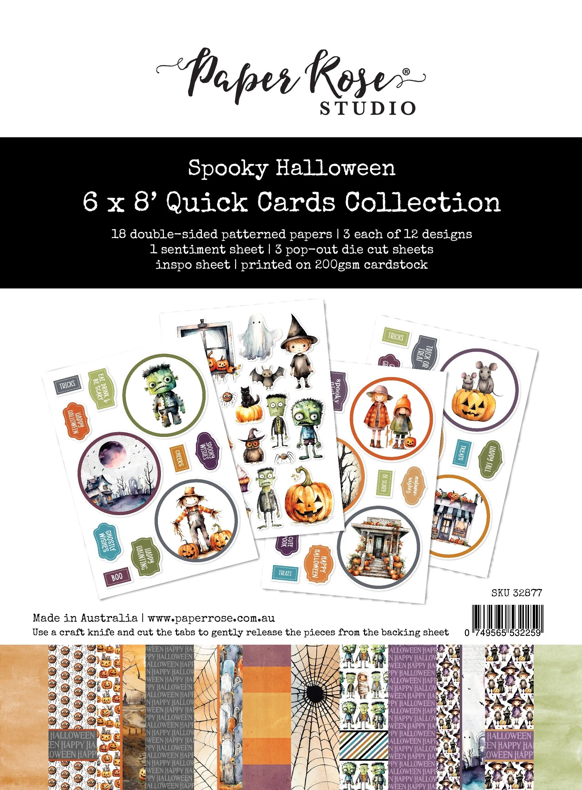 Spooky Halloween 6x8" Quick Cards Collection 32877