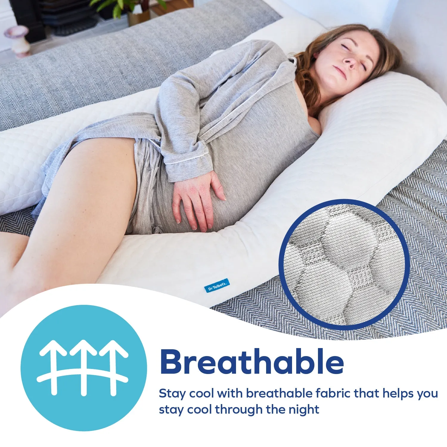 Stay Cool Pregnancy Pillow | U Shape